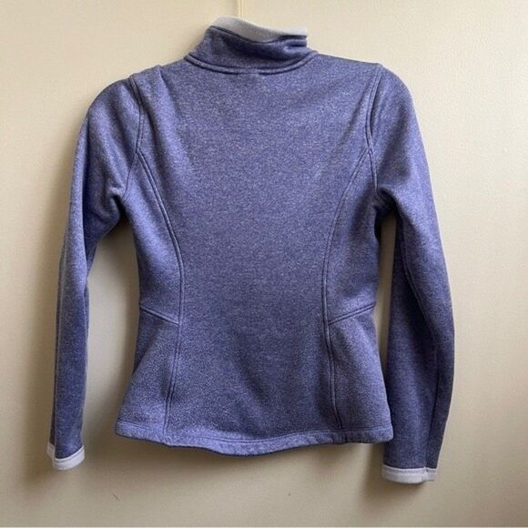 The North Face Zip Up purple sweater jacket XS - Picture 2 of 6